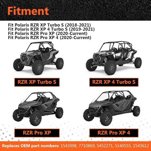 طقم البطانات UTV للتعليق A-Arm استبدال جلبة ذراع التحكم UHMW الثقيلة المتوافقة مع Polaris RZR Pro XP 4 Turbo S 2018-2025 in Kuwait