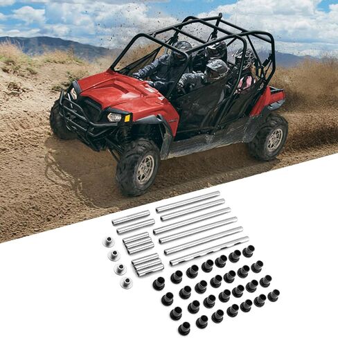 طقم البطانات UTV للتعليق A-Arm استبدال جلبة ذراع التحكم UHMW الثقيلة المتوافقة مع Polaris RZR Pro XP 4 Turbo S 2018-2025 in Kuwait