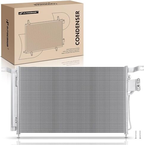 A-Premium A/C Condenser Replace# 976062B100 - Compatible with 2007 2008 2009 Hyundai Santa Fe V6 2.7L, Automatic Transmission in Saudi Arabia