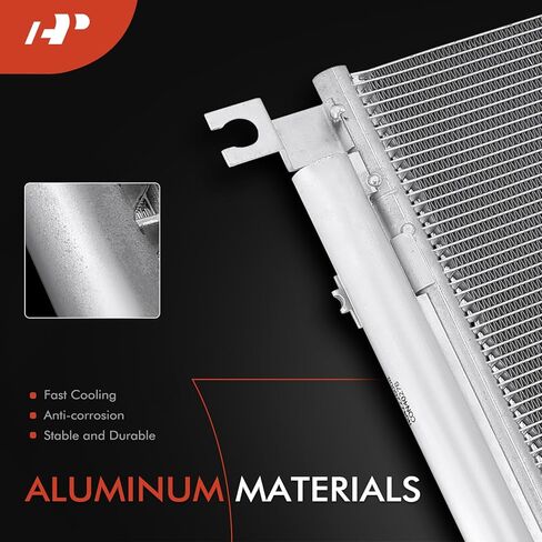A-Premium A/C Condenser Replace# 976062B100 - Compatible with 2007 2008 2009 Hyundai Santa Fe V6 2.7L, Automatic Transmission in Saudi Arabia