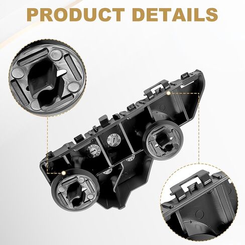 PartsFlow Pair Front Bumper Bracket Retainer Support For 2013 2014 2015 Nissan Altima 622213TA0A 622203TA0A in Saudi Arabia