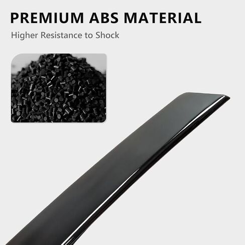 ABS Rear Spoiler Wings Compatible with Au-di A6 S6 C7 2012 2013 2014 2015 2016 2017 2018, [Glossy Black Style] Rear Trunk Spoiler Lip Tail Wing Rear Trunk Lid in Saudi Arabia