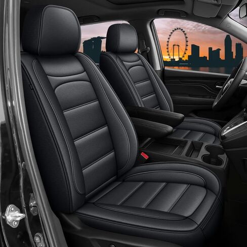 Custom Seat Covers for Chevy Traverse 2018-2023 - 7 Seaters Full Set for Chevrolet Traverse LT,Premier,RS,High Country: Breathable Perforated Leather Seat Covers Traverse Accessories - Black in Saudi Arabia