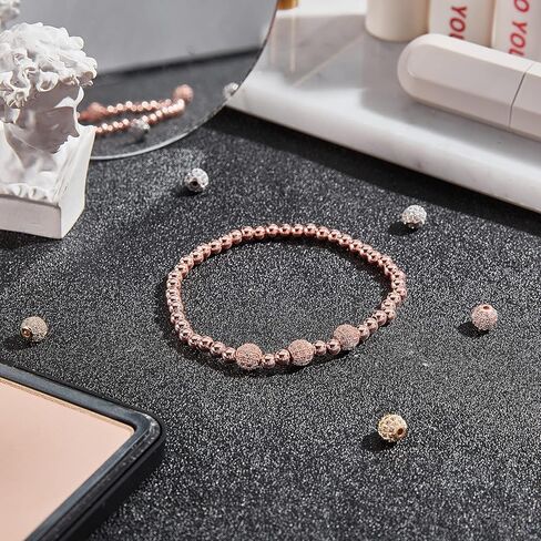 NBEADS 10 قطع مكعب زركونيا تمهيد الملك تاج الخرز، 11 × 7 مم ذهبي اللون سوار فاصل سحر الخرز ثقب كبير فضفاض الخرز لسوار قلادة DIY صنع المجوهرات in Saudi Arabia