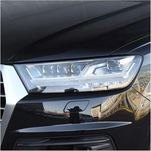 Car Q7 2016-2019 Front Headlight Glass Headlamp Transparent Lampshade Lamp Lens Cover(Left and Right) in Saudi Arabia