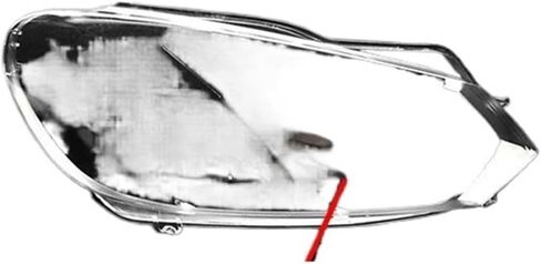 Car Front Headlight Lens Covers Fit For VW Fit For VW Fit For Golf 6 MK6 GTI R 2010-2014 Transparent Lampshade Headlamp(1pc Right Side) in Saudi Arabia