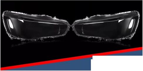 Headlamp Shade Outlander 2010-2013 Lights Lampshade Front Headlight Lens Cover Clear Lamp-chimney Car Accessories in Saudi Arabia