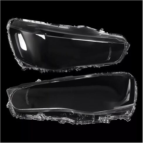 Headlamp Shade Outlander 2010-2013 Lights Lampshade Front Headlight Lens Cover Clear Lamp-chimney Car Accessories in Saudi Arabia