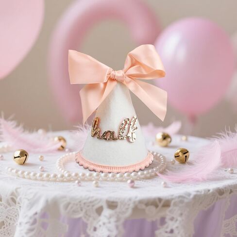Half Birthday Hat, 6 Months First Birthday Crown Decorations for Baby Girl Party in Saudi Arabia