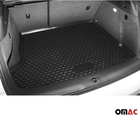 بطانة OMAC Cargo Mats Liner لسيارة Ford EcoSport 2018-2022 مقاومة للماء TPE باللون الأسود in Kuwait