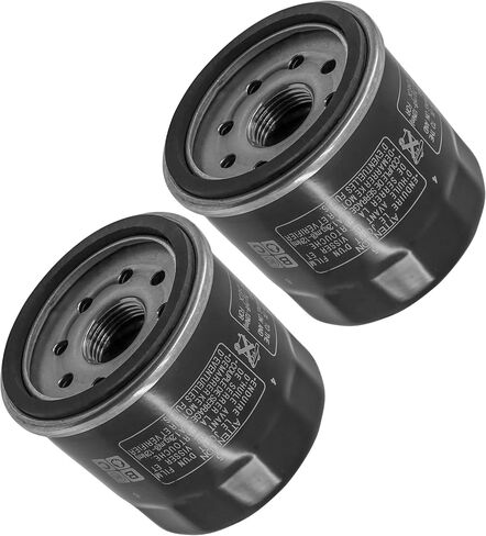 فلتر زيت كالتريك 2-Pack متوافق مع Kawasaki Kvf650 Kvf-650 Prairie 650 4X4 Brute Force 4X4 4X4I 650 2002 2003 2005-2013 in Saudi Arabia