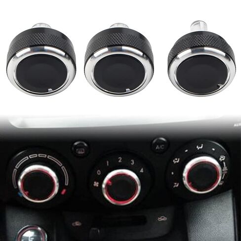 Three T Car Auto Conditioner Switch Button CD Button Panel Control Knob for Mazda 2,Demio 2007-2021 in Saudi Arabia