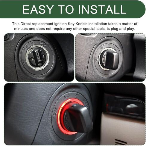 Ignition Key Knob Push Turn Switch, Ignition Key Insert kit, Keyless Push-Button Ignition Set for 2007-2015 Mazda CX-9 2006-2007 Mazda 6 2007-2011 CX7, Replaces# D461-66-141A-02 D6Y1-76-14 in Saudi Arabia