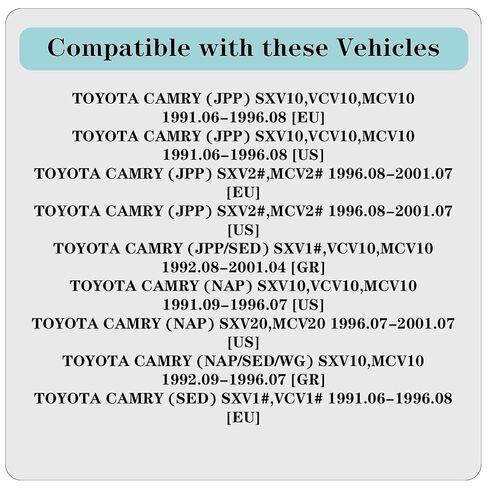 518509 محمل العجلة الأمامية ومجموعة المحور مناسب لسيارة Toyota Camry 1992-2003، Sienna 98-03، Avalon 95-04، Solara 99-03، Lexus ES300 92-03، RX300 99-03، 5 العروات غير ABS in Saudi Arabia