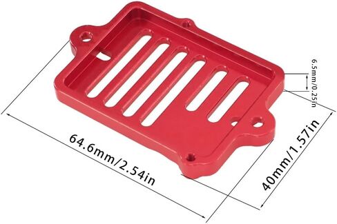 ESC Metal Base, Aluminum Alloy Part for MJX Hyper Go H12Y H12P RC Off-Road Vehicle Upgrade Accessories (Red) in Saudi Arabia