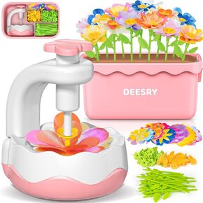 Deesry Craft Kits for Kids Ages 4-8, DIY Arts and Christmas Crafts for Kids, Fabric Flower Bouquets Toys with Storable Box, Flower Making Toy, Birthday Gifts for 4 5 6 7 8 Years Toddler Girl Toys in Saudi Arabia