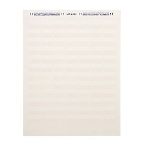 Brady LAT-16-361-5 1" Width x 0.75" Height, B-361B Self-Laminating Polyester, Matte Finish White/Translucent Laser Printable Label (Pack of 5000) in Kuwait