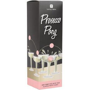 Talking Tables Prosecco Adult Drinking Includes Ping Pong Balls | Games for Bachelorette Party, Girls Night, Birthday, Bridal Shower, NYE, Cham, 12 Glasses in Saudi Arabia