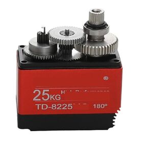 4pcs 25kg servo high Torque Carbon Brush Motor Steering for 1/8 1/10 1/12 RC car(4PCS-360 Degree) in Saudi Arabia