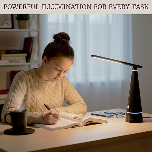 Lavish Home Contemporary LED Gooseneck Desk Lamp - White in Saudi Arabia
