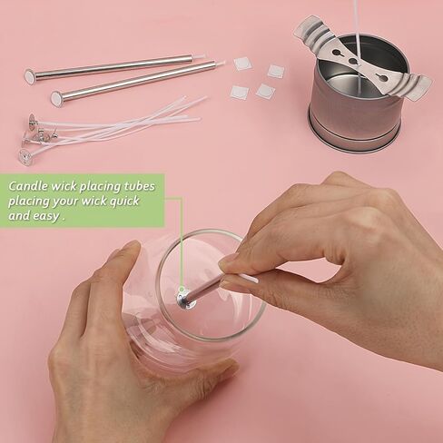 Blingfun Candle Making Kit for Beginners, Soy Wax Candle Making Supplies with Natural Soy Wax, Essential Oils, Candle Dye & Candle Wicks, DIY Home Craft Gift for Adults & Women in Saudi Arabia