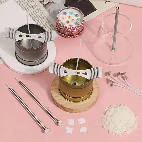 Blingfun Candle Making Kit for Beginners, Soy Wax Candle Making Supplies with Natural Soy Wax, Essential Oils, Candle Dye & Candle Wicks, DIY Home Craft Gift for Adults & Women in Saudi Arabia