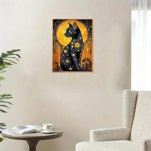 Adult Paint by Number Kits,The Mysterious King of Cats,Paint by Numbers Kit for Adults Beginner, Relaxing DIY Paint by Numbers kit for Adults,Acrylic Painting for Gift Home Wall Decor (16×20in) in Saudi Arabia