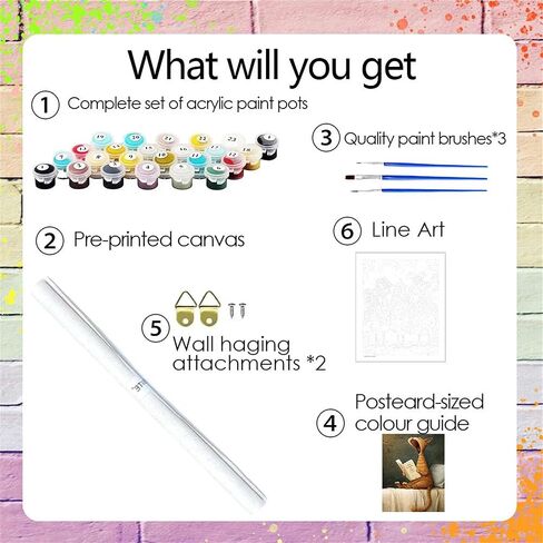 Adult Paint by Number Kits,The Mysterious King of Cats,Paint by Numbers Kit for Adults Beginner, Relaxing DIY Paint by Numbers kit for Adults,Acrylic Painting for Gift Home Wall Decor (16×20in) in Saudi Arabia