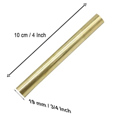 1 Pcs 25mm / 1 Inch Solid Round Brass Rod Lathe Bar Stock Kit, 1 Inch in Diameter 12 Inch in Length in Kuwait