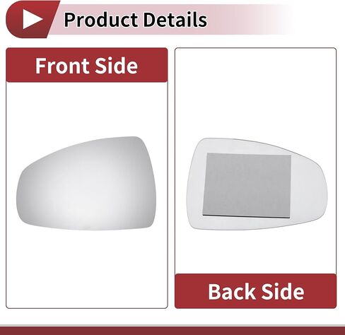 Motoforti 1 Pc Left Side Wing Mirror Glass Single Curvature for Audi A1 2010-2018 in Saudi Arabia