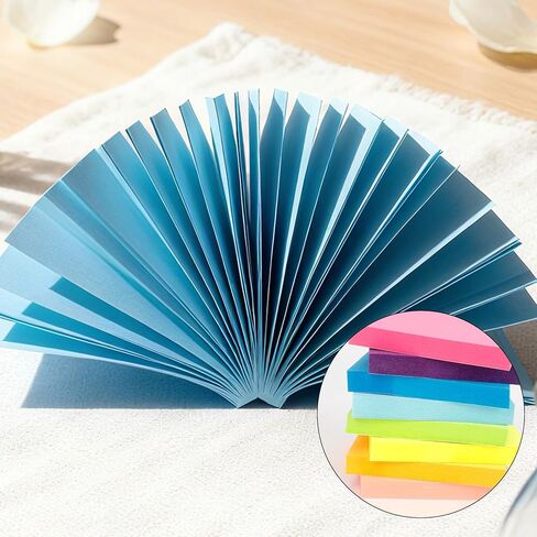 Sticky Notes 3x3 inch 800 Sheets Bright Colors Self-Stick Note Pads for Notebook Office School Supplies Classroom Desk Accessories Teacher Supplies Coworkers Accessories 100Sheets/pad 8 Pads in Saudi Arabia