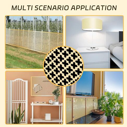 Gisafai 2 Pcs Cloverleaf Aluminum Sheet 2 Feet by 3 Feet Perforated Metal Sheets 0.02 Inch Thick Metal Mesh Sheet Decorative Sheet Metal Decorative Aluminum Sheet for Indoor Outdoor, Silver in Kuwait