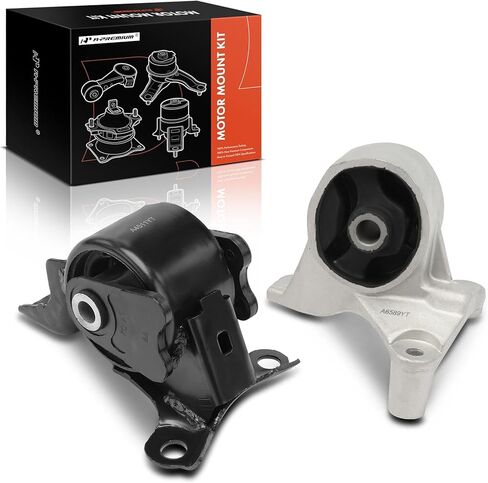 A-Premium Engine Motor Mount and Transmission Mount Kit Compatible with Honda Civic & Acura EL, 2001 2002 2003 2004 2005, 1.7L, Manual Transmission, 2-PC Set, Replace# 50840S5A010, 50805S5A033 in Saudi Arabia