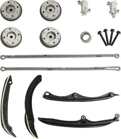 17-23 3.5 Engine Timing Chain Kit w/VVT Sprocket Fit For Ford F150 Ecoboost Expedition Lincoln Navigator 3.5L V6 DOHC 2017-2023 Replace# ML3Z6C525A HL3Z6268A in Kuwait