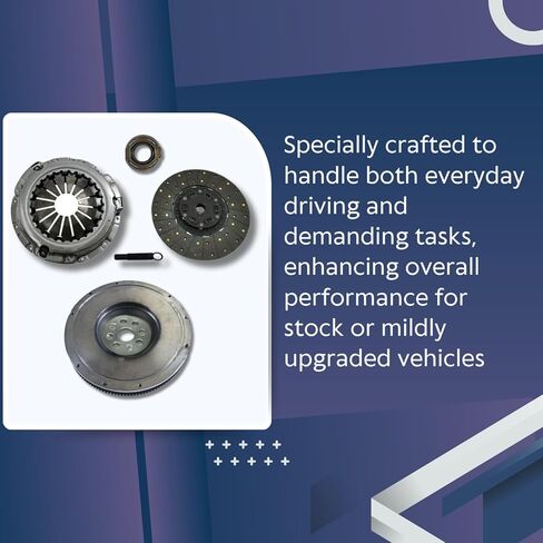 Aisin EFT Stage 2 Clutch Kit With HD Flywheel For 2005-2015 Tacoma, Tundra, FJ Cruiser With 4.0L Engine - Precise Fit For Improved Performance and Durability - Comes With 12 Month Brand Warranty in Saudi Arabia