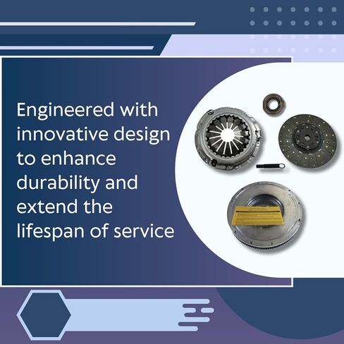 Aisin EFT Stage 2 Clutch Kit With HD Flywheel For 2005-2015 Tacoma, Tundra, FJ Cruiser With 4.0L Engine - Precise Fit For Improved Performance and Durability - Comes With 12 Month Brand Warranty in Saudi Arabia