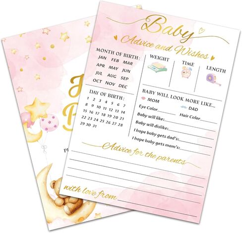 CUTHOLLOW Kitchen Recipe Cards 5x7in - 50PCS Double Sided Blank Vertical Recipe Cards Cute Design with Lines, Prep-time & Cook Time for Bridal Shower, Housewarming Gift, Meal Planning, Family Recipes in Saudi Arabia