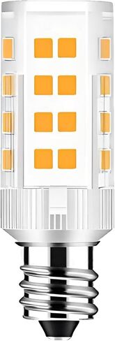 ملحقات الخياطة 4 وات 7/16 لمبات LED لولبية أساسية بدون وميض 82CRI، 400 لومن متوافقة مع نماذج Singer Brother، Bernina، Viking أرقام الأجزاء البديلة المدرجة #7SCW (قطعتان أبيض دافئ 3000K) in Kuwait