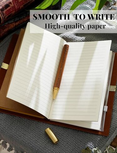 مجلة هدايا المصور من InnoBeta للنساء والرجال، هدايا التصوير الفوتوغرافي للمصورين، دفتر ملاحظات قابل لإعادة الملء منقوش بالجلد الصناعي، 7 × 5 بوصة - كاميرا - مع قلم in Kuwait