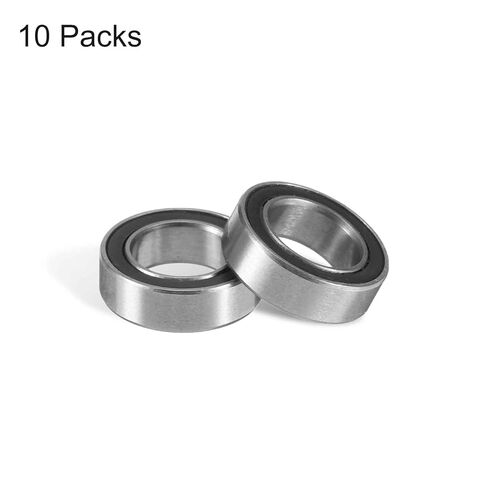 10 قطع MR128-2RS محامل كروية ذات أخدود عميق - [3.5 × 12 × 8 مم، أختام مطاطية مزدوجة] محمل مصغر من الفولاذ الكروم للمحركات وعلب التروس للسيارات التي تعمل بالتحكم عن بعد | P6 (ABEC3) in Kuwait