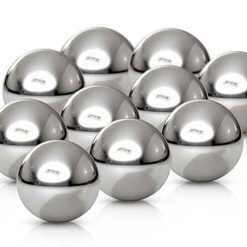 (10 Pieces) PGN - 1/2" (0.5") Inch AISI 440 Stainless Steel Bearing Ball G25 Precision in Saudi Arabia
