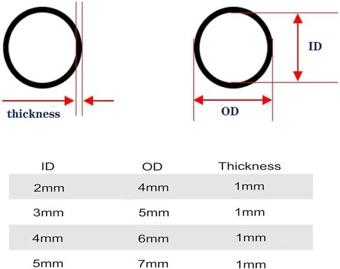 تشكيلة أنابيب شفافة، معرف 6 مم 7 مم 8 مم، طول 9 أمتار في الكل، سمك 1 مم، أنبوب بلاستيكي مرن لإصلاح المنزل وحوض نقل زيت الماء، خالٍ من مادة BPA وغير سام، مع مشبكين للخرطوم in Kuwait
