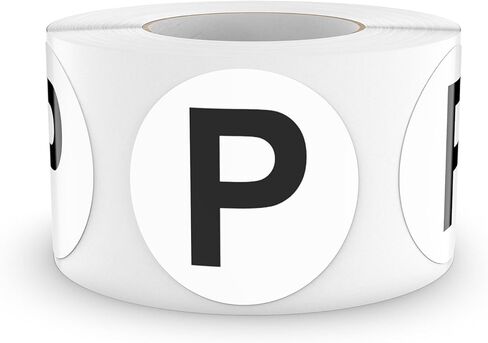Letter C Round Stickers 1.5 Inch Vinyl Circle Capital Alphabet Initial Labels Self-Adhesive Removable Waterproof Dots Tags for Home Office Inventory 500 PCS in Kuwait
