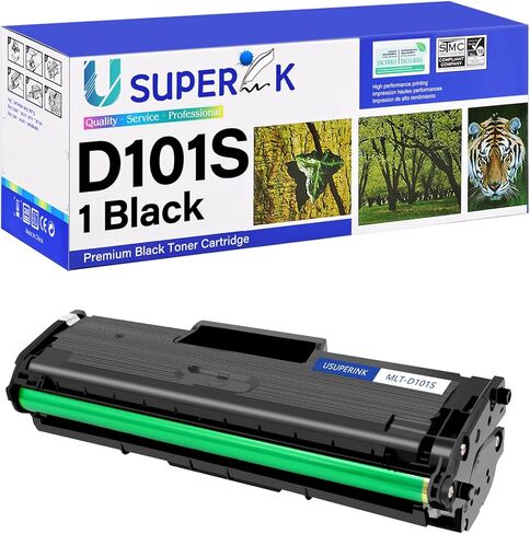 1 Pack Compatible Toner Cartridge Replacement for Samsung MLT-D101S D101S 101S MLTD101S Black Use in ML-2166W ML-2160 ML-2165 SCX-3405W ML-2165W SCX-3405FW SCX-3400 SCX-3401FH Printer in Saudi Arabia