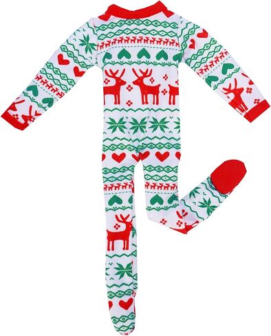 ملابس E-TING Santa ملابس نوم نيسيي PJs ثوب نوم لدمية قزم ملابس إكسسوارات الكريسماس (رقاقات ثلج عيد الميلاد) in Saudi Arabia