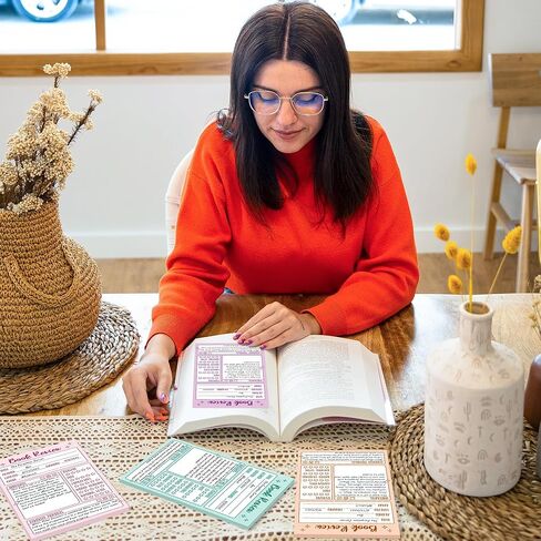 مفكرة مراجعة الكتب الملونة من L1rabe - 6 قطع من مجلات القراءة لتتبع المفكرة لمحبي الكتب والقراء ودودة الكتب هدية عيد الميلاد والشتاء للعام الجديد، سجل القراءة للطلاب والمعلمين والنساء للمراجعة in Kuwait