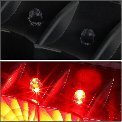 DNA MOTORING TL-F25008-LED-CH-RD LED Tail Light Assembly Driver & Passenger Side [Compatible with 08-16 F250-F550 SD / 09-16 F350 F450/15-16 F550] in Saudi Arabia