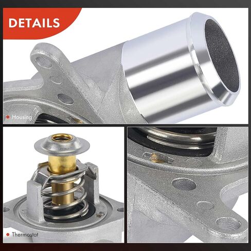 A-Premium Engine Coolant Thermostat Housing Assembly Compatible with Chevrolet Silverado 2500 HD 3500, Tahoe, Camaro, Corvette, Express 1500 & GMC Sierra 1500, Yukon, Savana 2500 & Cadillac Escalade in Saudi Arabia