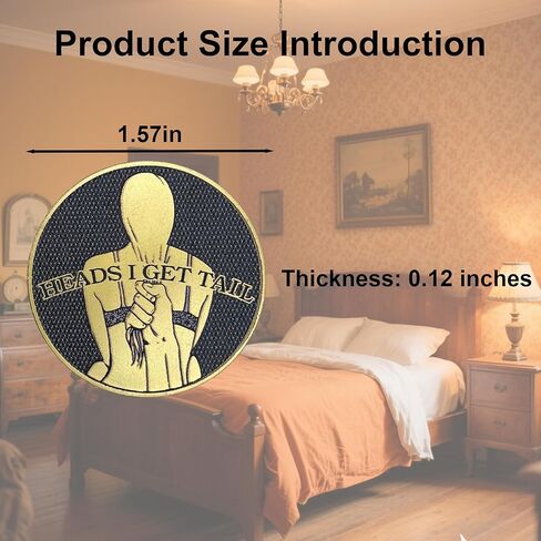 Humorous Adult Decision Coin - Funny Challenge Coin for Couples and Parties, Double-Sided Design, Collectible Coins for Adults, 1.57in Diameter in Saudi Arabia