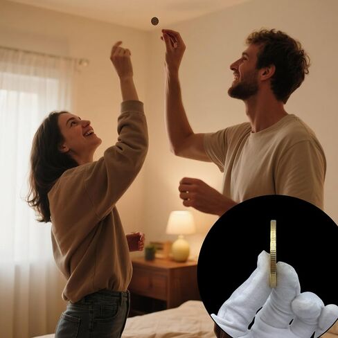 Humorous Adult Decision Coin - Funny Challenge Coin for Couples and Parties, Double-Sided Design, Collectible Coins for Adults, 1.57in Diameter in Saudi Arabia